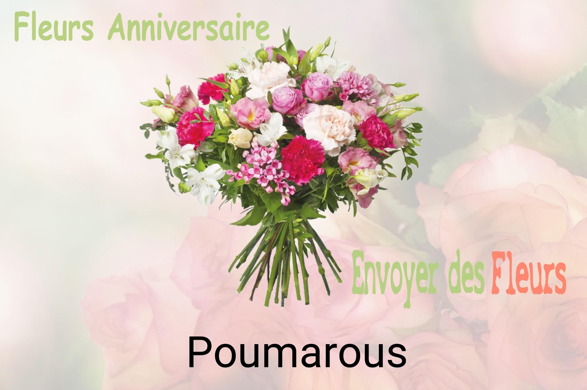 Bouquet de fleurs d’anniversaire livré à Poumarous
